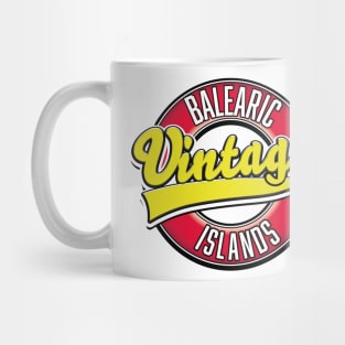 Balearic Islands Vintage logo Mug